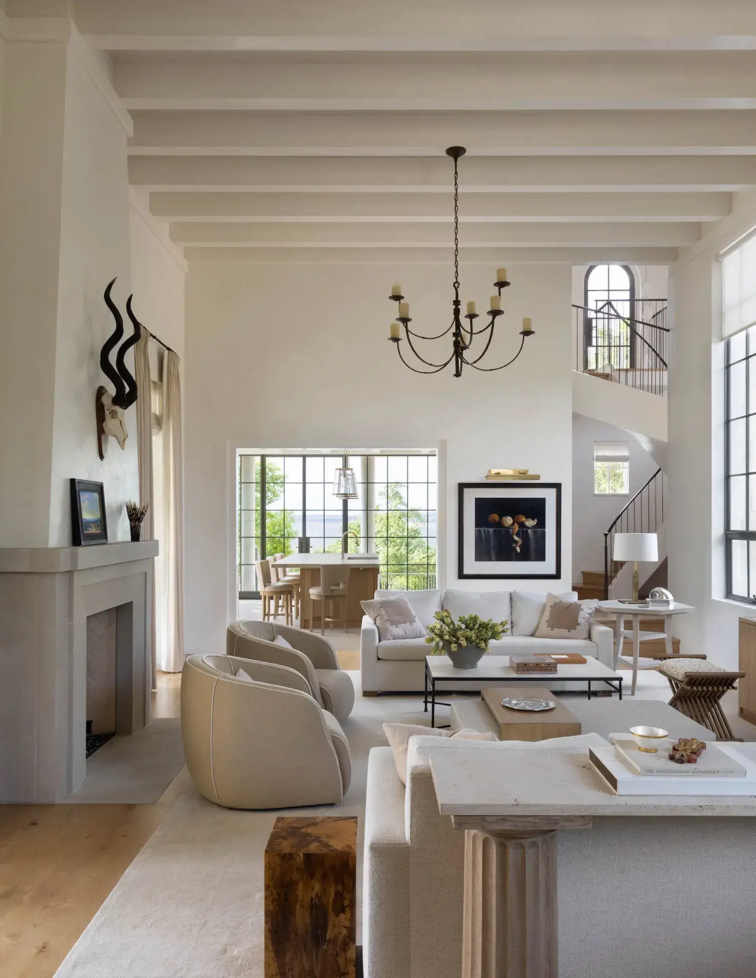 Black Arrowhead — Lake Travis — Lakeside interior by Kristen Nix Interiors