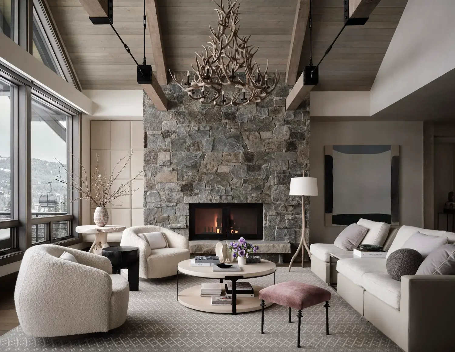 A collected, layered interior designed by Kristen Nix Interiors